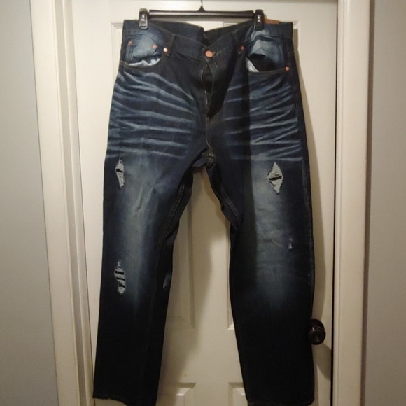 Men's 46x33 straight fit jeans - Picture 2 of 6